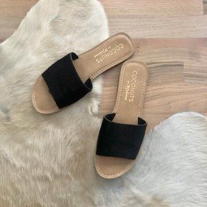 Coconuts by Matisse Cabana Cow Hair Slides